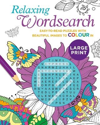Relaxing Large Print Wordsearch - Eric Saunders
