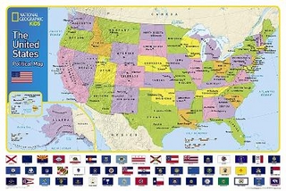 The United States For Kids Map [in Gift Box]