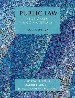 Public Law - Andrew Le Sueur, Maurice Sunkin, Jo Eric Khushal Murkens