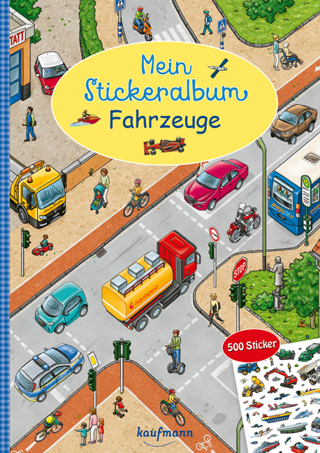 Mein Stickeralbum Fahrzeuge - Laura Lamping