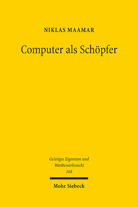 Computer als Sch&ouml;pfer - Niklas Maamar