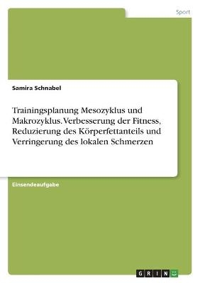 Trainingsplanung Mesozyklus und Makrozyklus. Verbesserung der Fitness, Reduzierung des K&Atilde;&para;rperfettanteils und Verringerung des lokalen Schmerzen - Samira Schnabel