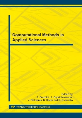 Computational Methods in Applied Sciences - 