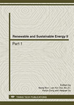 Renewable and Sustainable Energy II - 