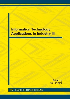 Information Technology Applications in Industry III - 