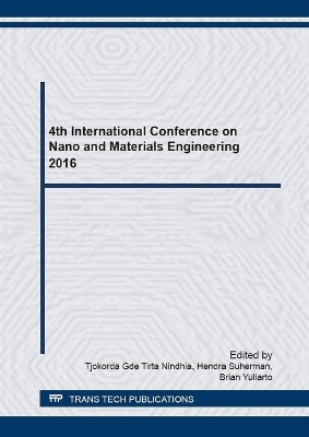 4th International Conference on Nano and Materials Engineering 2016 - 