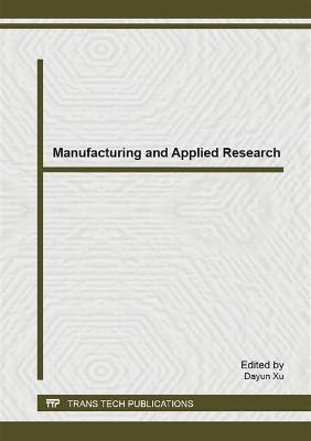 Manufacturing and Applied Research - 