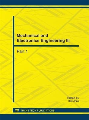 Mechanical and Electronics Engineering III - 