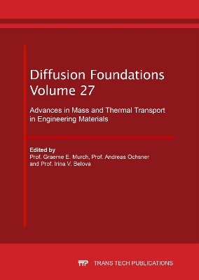 Advances in Mass and Thermal Transport in Engineering Materials - 