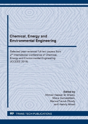 Chemical, Energy and Environmental Engineering - 