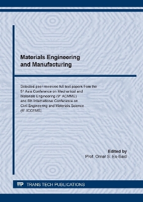 Materials Engineering and Manufacturing - 