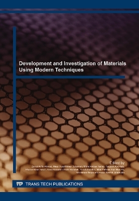 Development and Investigation of Materials Using Modern Techniques - 