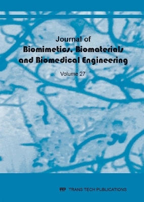 Journal of Biomimetics, Biomaterials and Biomedical Engineering Vol. 27