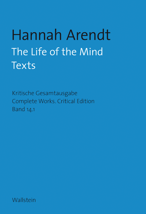 The life of the mind - Hannah Arendt