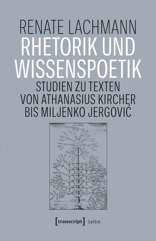 Rhetorik und Wissenspoetik