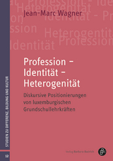Profession – Identität – Heterogenität - Jean-Marc Wagner
