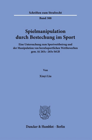 Spielmanipulation durch Bestechung im Sport.
