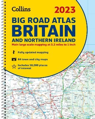 2023 Collins Big Road Atlas Britain and Northern Ireland
