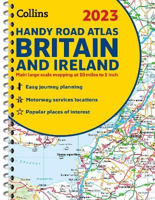 2023 Collins Handy Road Atlas Britain and Ireland