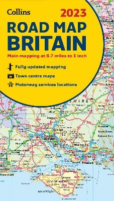 2023 Collins Road Map of Britain