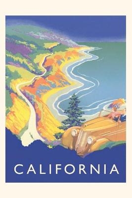Vintage Journal California Travel Poster