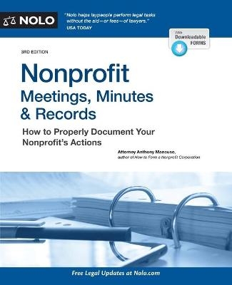 Nonprofit Meetings, Minutes & Records - Anthony Mancuso