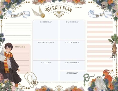 Harry Potter Anime Weekly Planner Notepad -  Insight Editions