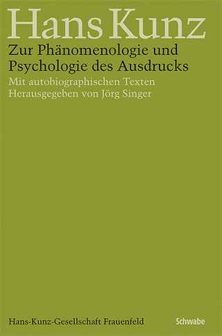 Zur Phänomenologie und Psychologie des Ausdrucks