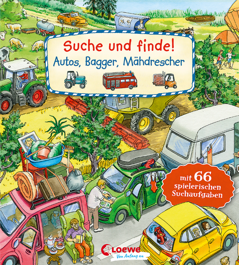 Suche und finde! - Autos, Bagger, M&auml;hdrescher
