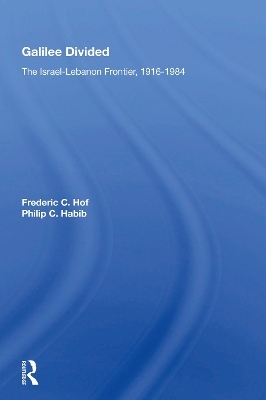 Galilee Divided - Frederic C Hof