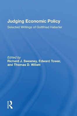 Judging Economic Policy - Richard J Sweeney