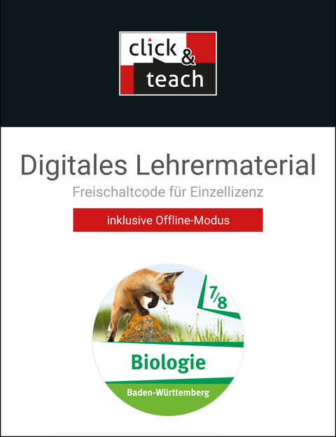 Biologie &ndash; Baden-W&uuml;rttemberg / Biologie BW click & teach 7/8 Box - Alena Gre&szlig;ler, Felix Hellinger, Philipp Karl, Oliver Knapp, Johannes Konermann, Simon Rosenbaum, Margit Schmidt, B&auml;rbel Treiber de Espinosa, Philipp Weber, Cornelia Wiese, Thomas Nickl