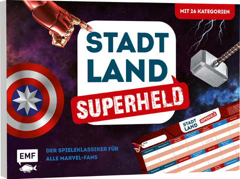 Stadt, Land, Superheld - Der Spieleklassiker f&uuml;r alle Marvel-Fans
