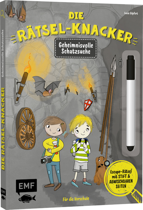 Die R&auml;tsel-Knacker &ndash; Geheimnisvolle Schatzsuche (Buch mit abwischbarem Stift)