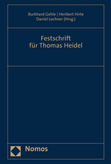 Festschrift f&uuml;r Thomas Heidel - 