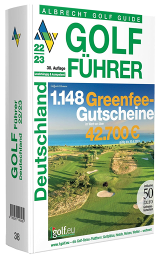 Albrecht Golf Führer Deutschland 22/23 inklusive Gutscheinbuch