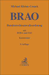Bundesrechtsanwaltsordnung. BRAO - Kleine-Cosack, Michael