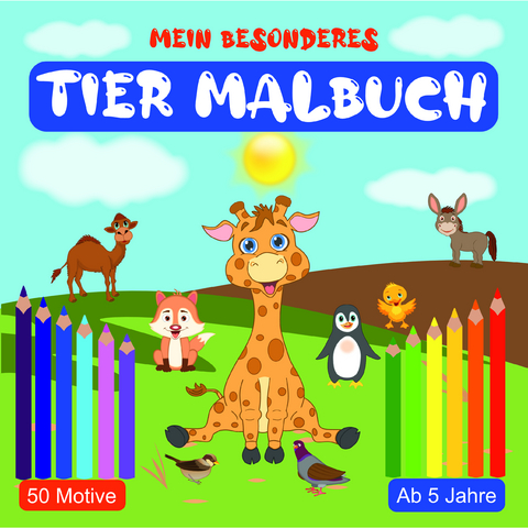 Mein besonderes Tier Malbuch