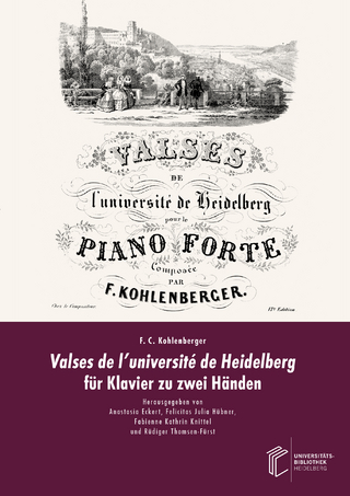 Valses de l’université de Heidelberg für Klavier zu zwei Händen