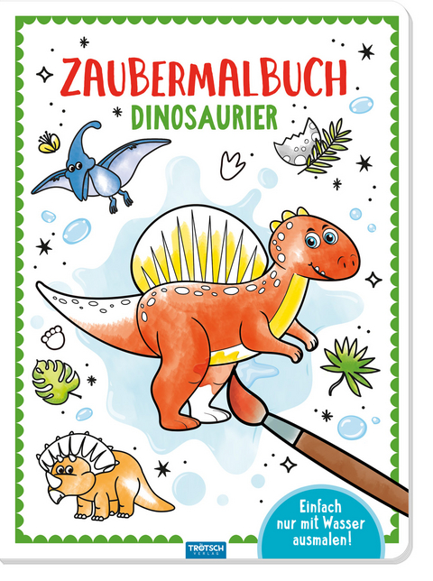 Tr&ouml;tsch Malbuch Zaubermalbuch Dinosaurier - 