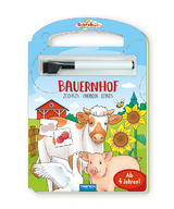 Tr&ouml;tsch Pappenbuch Schreib und wisch weg Pappenbuch Bauernhof - 
