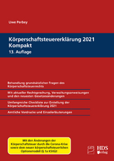 K&ouml;rperschaftsteuererkl&auml;rung 2021 Kompakt - Uwe Perbey