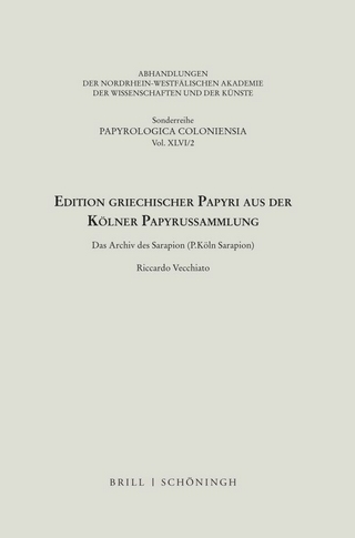Edition griechischer Papyri aus der Kölner Papyrussammlung