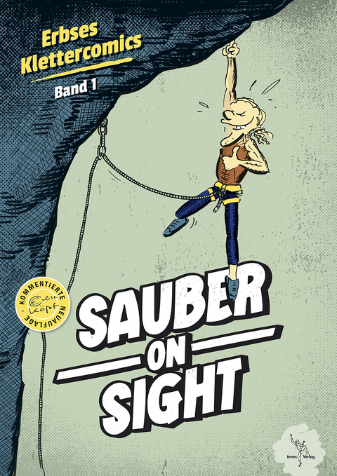 Klettercomics Sauber on sight - Eberhard (Erbse) K&ouml;pf