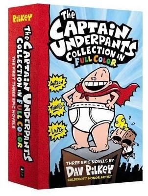 The Captain Underpants Color Collection (Captain Underpants #1-3 Boxed Set): From the Creator of Dog Man