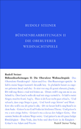 B&uuml;hnenbearbeitungen II - Rudolf Steiner