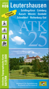 ATK25-H06 Leutershausen (Amtliche Topographische Karte 1:25000) - 