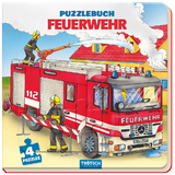 Tr&ouml;tsch Pappenbuch Puzzlebuch Feuerwehr - 