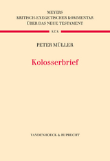 Kolosserbrief - Peter M&uuml;ller