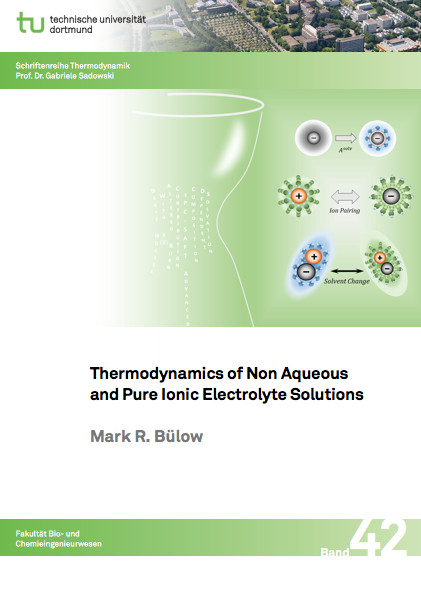 Thermodynamics of Non Aqueous and Pure Ionic Electrolyte Solutions - Mark R. B&uuml;low